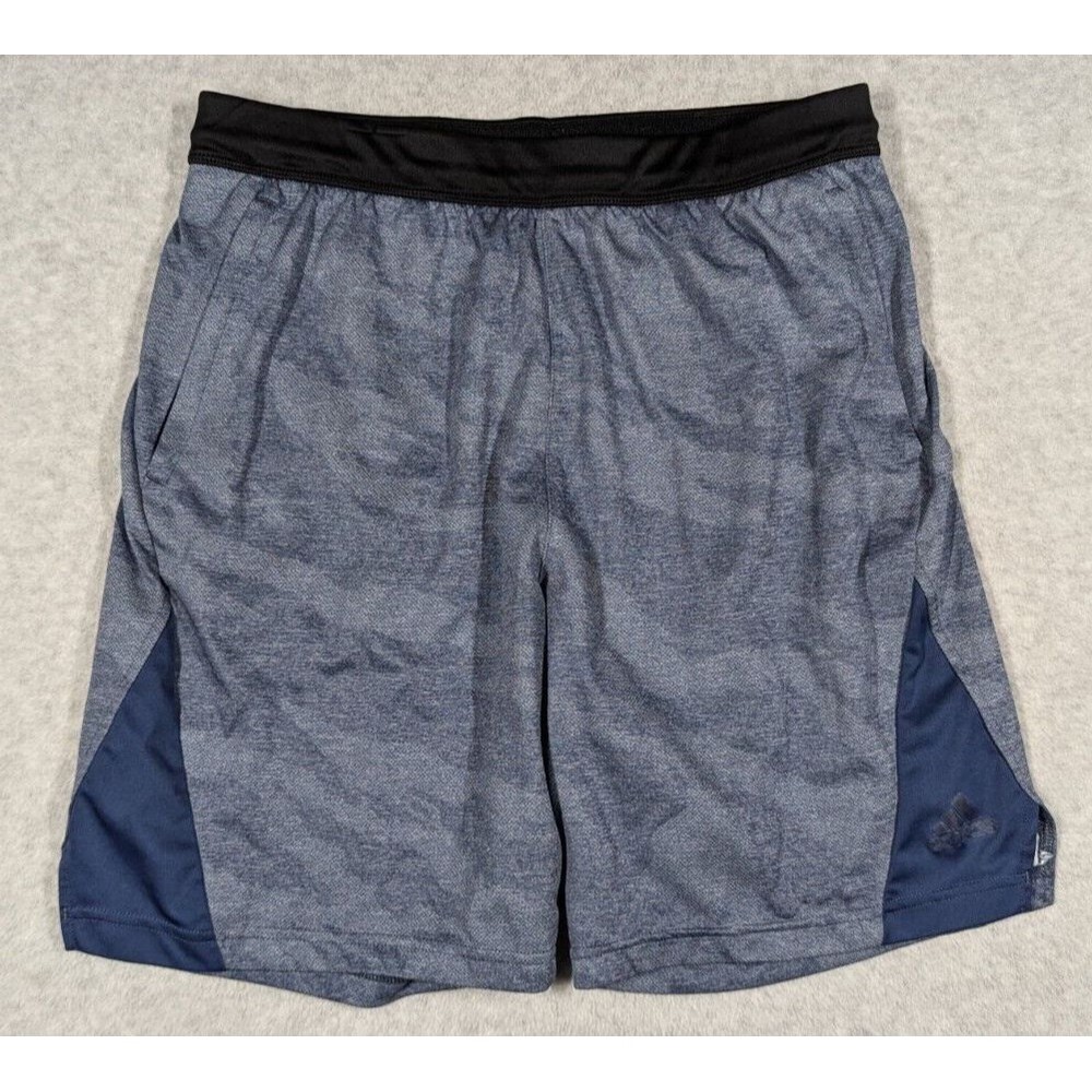 Adidas Men Shorts Large Aeroready Athletic Colorblock Gym 7"‎ Inseam